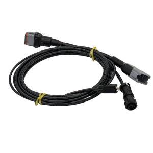 Speed and NMEA Output Tee Cable, John Deere Receiver to DB9F and Amp