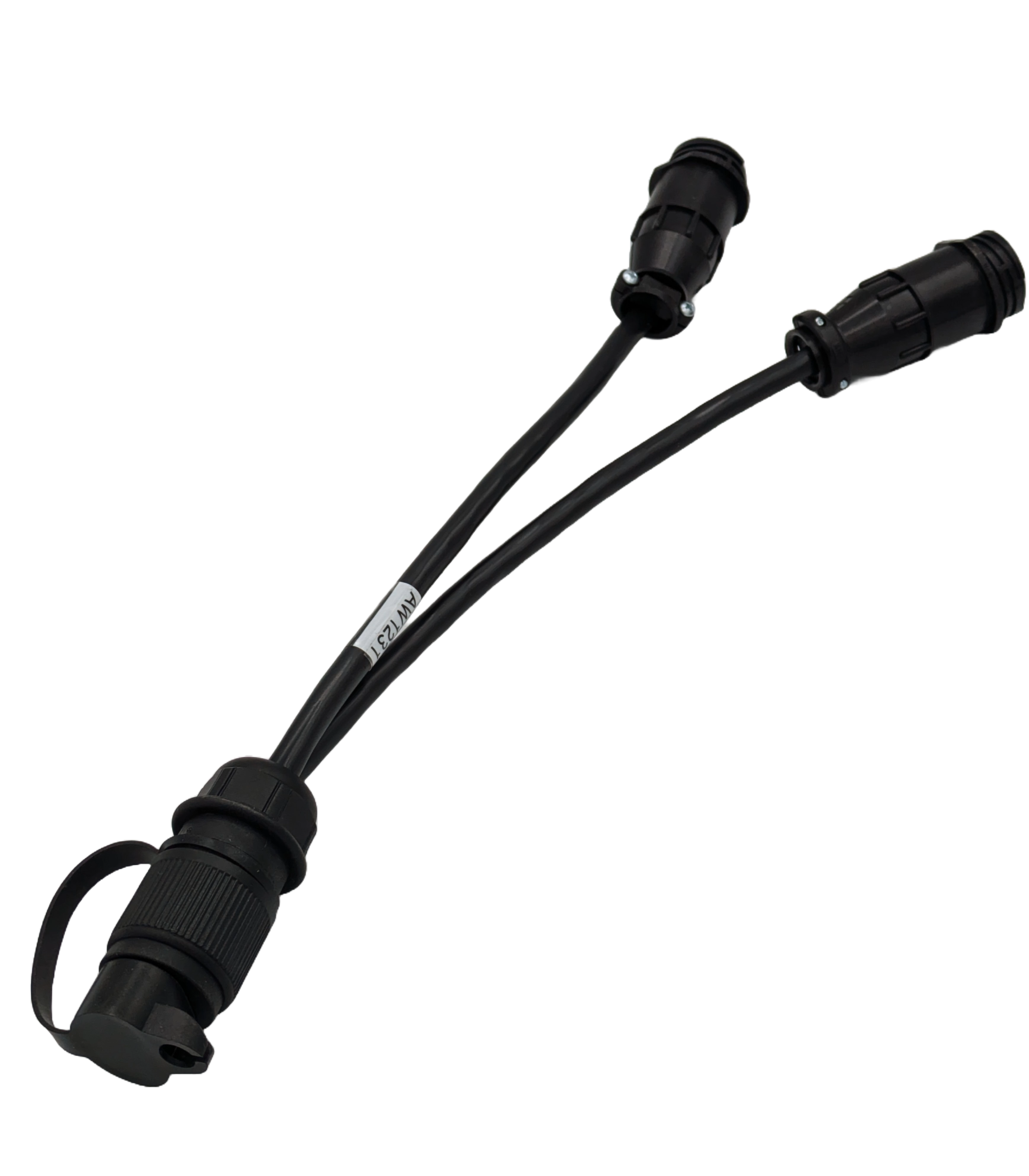 Power Y Splitter, Euro to AMP